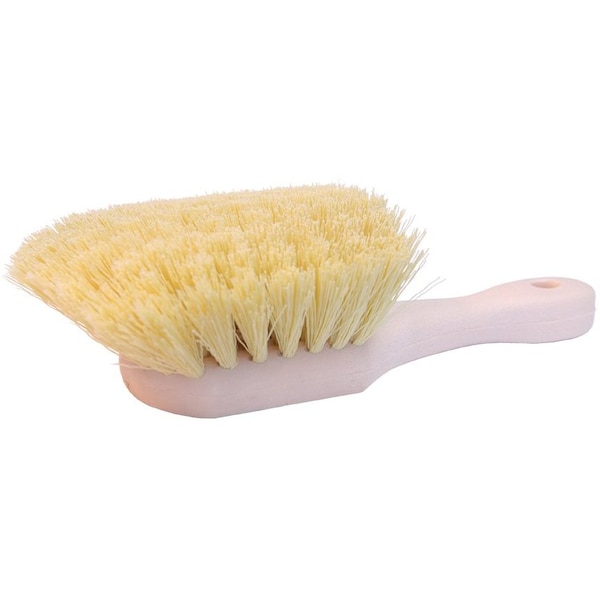 Utility Brush, 8 in Synthetic Block, Synthetic Fill, 12PK